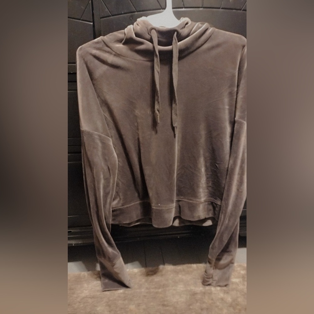 brown hoodie